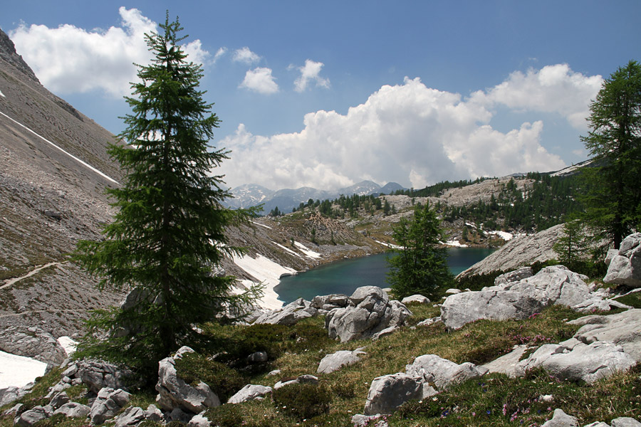Ledvička I.
Jezero Ledvička.
Ključne besede: dolina triglavskih jezer ledvička