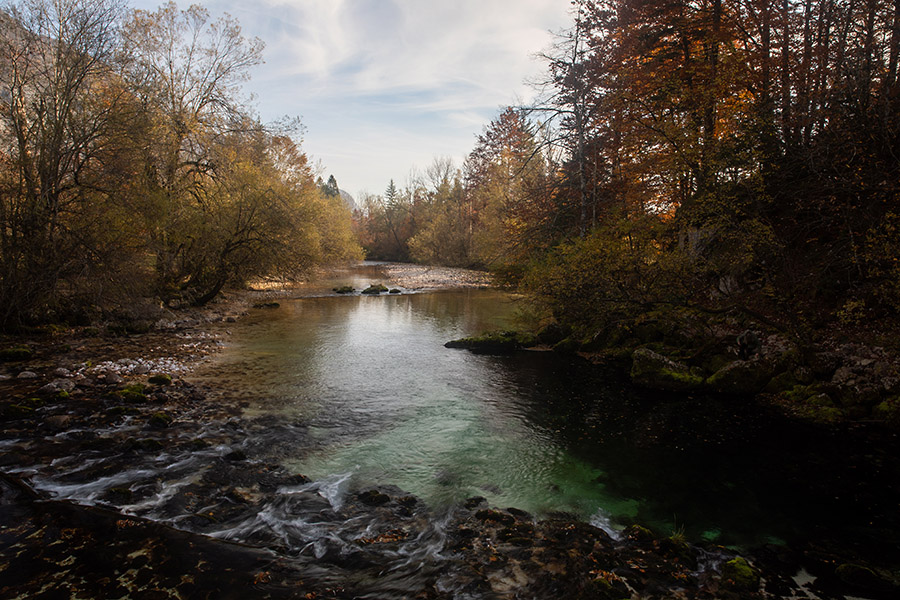 Savica z mostu v Ukancu.
Ključne besede: savica bohinj bohinjsko jezero ukanc