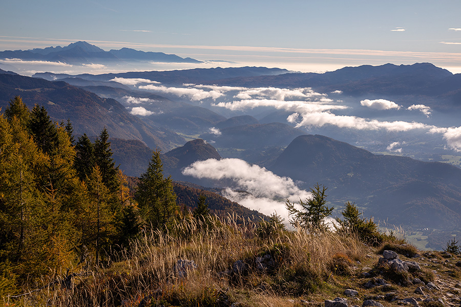 S Pršivca
Pogled na Zgornjo Bohinjsko dolino.
Ključne besede: pršivec zgornja bohinjska dolina rudnica