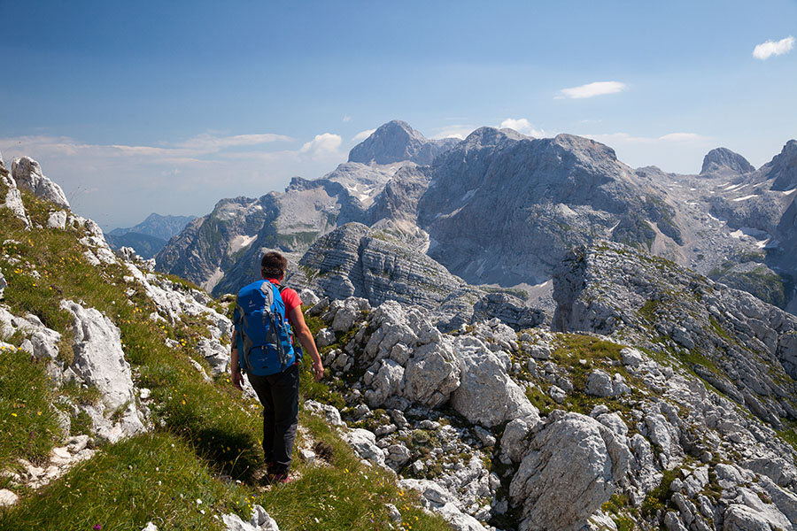 Z razglednega grebena
Z razglednega grebena Velikega Špičja.
Ključne besede: veliko špičje poprovec triglav