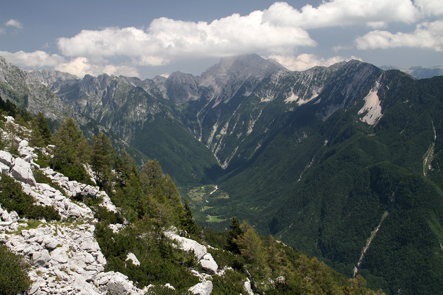 Bavšica in Bavški Grintavec I.
Dobršen del poti laho opazujemo Bavšico in Bavški Grintavec.
Ključne besede: bavšica bavki grintavec