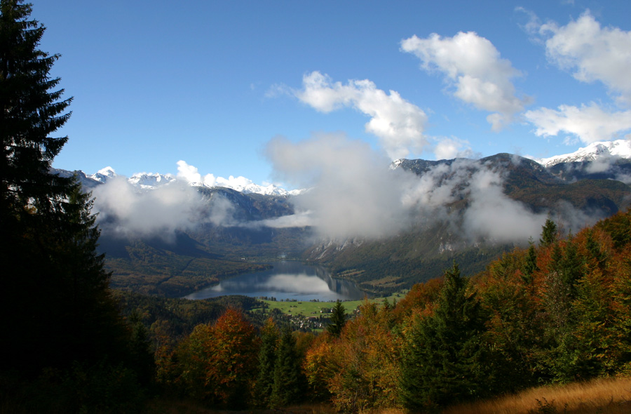 Jesensko jezero
Lepo razgledna pot na Rudnico iz Stare Fužine.
Ključne besede: bohinjsko jezero rudnica bohinj jesen