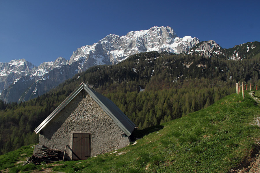 Sedlo Rudni vrh
Na sedlu Rudni vrh (Sella di Somdogna). Zadaj kraljuje Montaž.
Ključne besede: sedlo rudni vrh sella di samdogna montaž