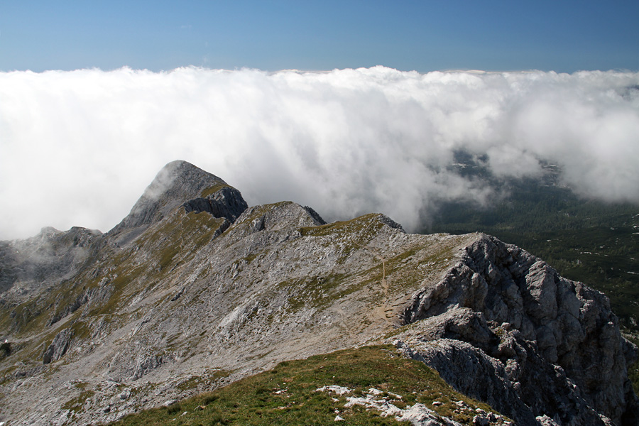 Kopica
Kopica s poti na Malo Zelnarico.
Ključne besede: mala zelnarica kopica