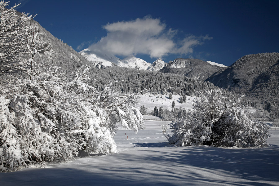 Zima III.
Na Fužinarskem polju. Zadaj so Tosc, Veliki Draški vrh in Ablanca.
Ključne besede: bohinj bohinjsko jezero tosv veliki draški vrh ablanca