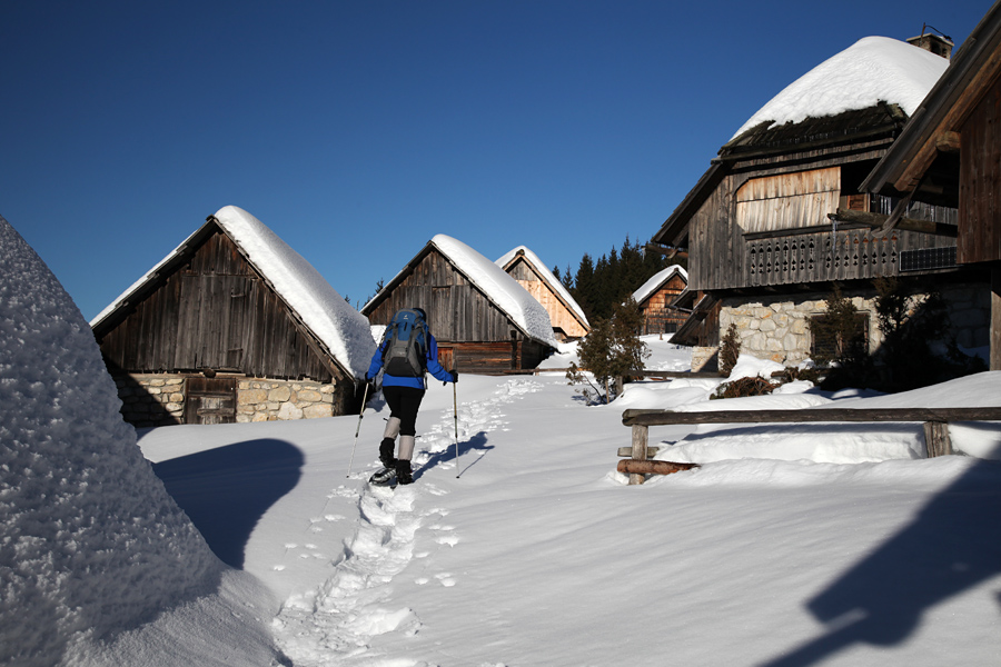 Zajamniki IV.
Po "ulici" na planini Zajamniki.
Ključne besede: planina zajamniki
