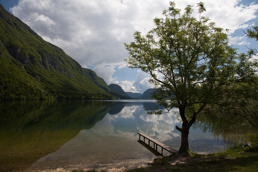 Spokojnost
Bohinjsko jezero z Ukanca.
Ključne besede: bohinjsko jezero ukanc