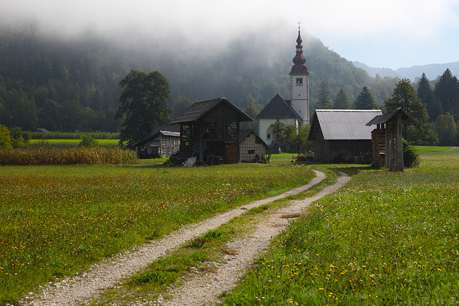 Bitnje
Cerkvica na Bitnjah v Bohinju.
Ključne besede: bohinj