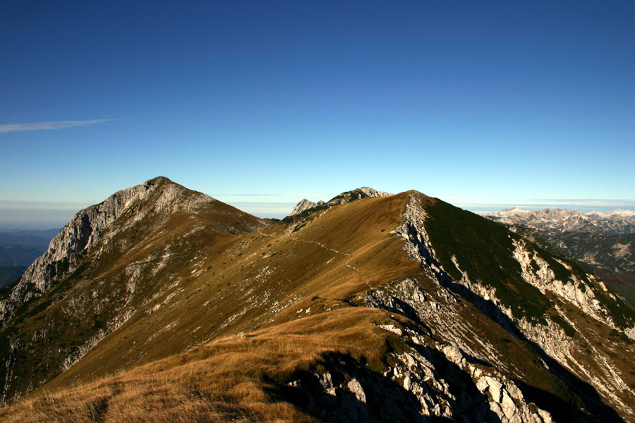 Poljanski in Matajurski vrh
Poljanski in Matajurski vrh na grebenu Vogel - Črna prst.
Ključne besede: poljanski vrh matajurski