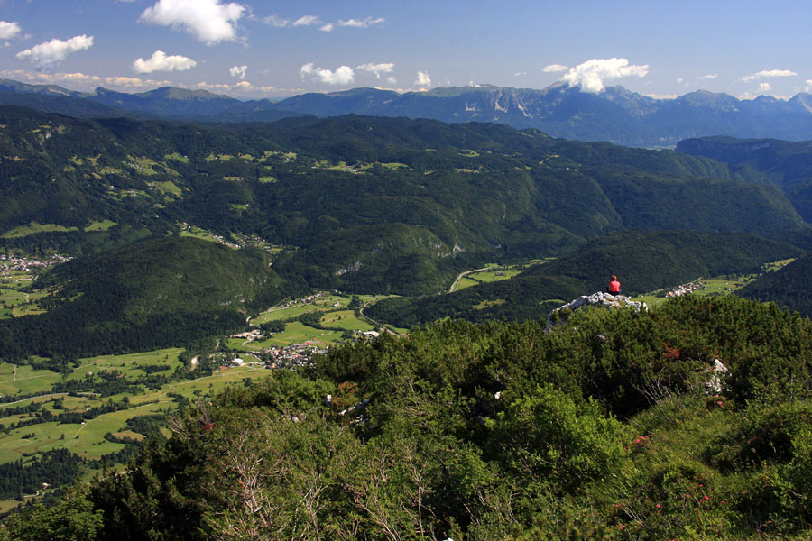 Razgled z Lisca
Lisec je hišni vrh Bohinja.
Ključne besede: lisec bohinj
