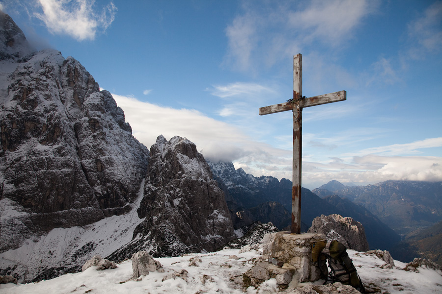 Krniška glavica VIII.
Križ na Krniški glavici.
Ključne besede: krniška glavica