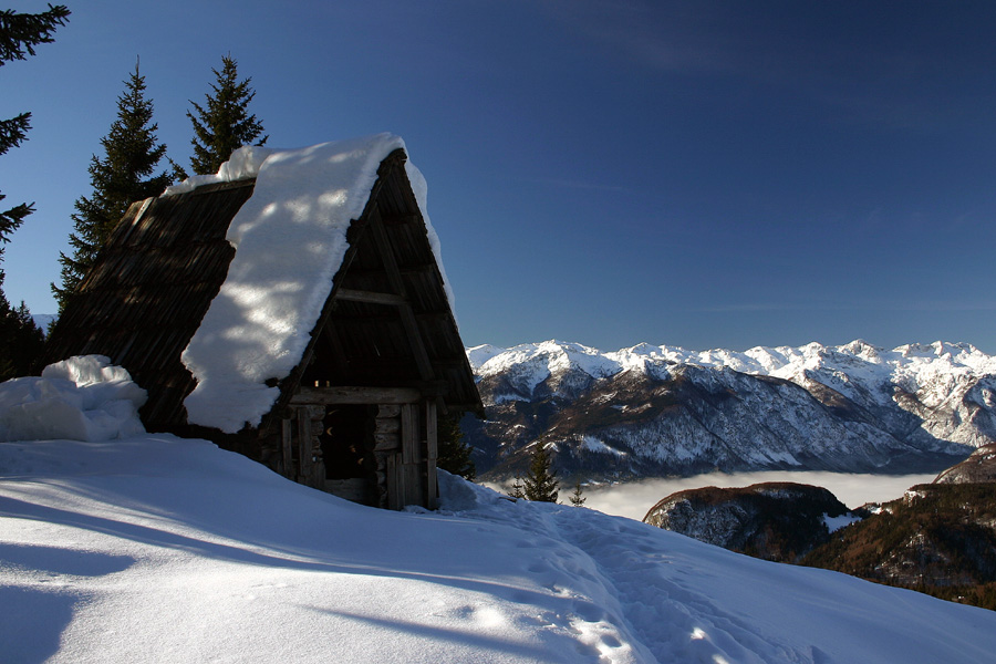 Zajamniki
Zajamniki. Zadaj Vogel in južne Bohinjske gore.
Ključne besede: zajamniki vogel južne bohinjske gore