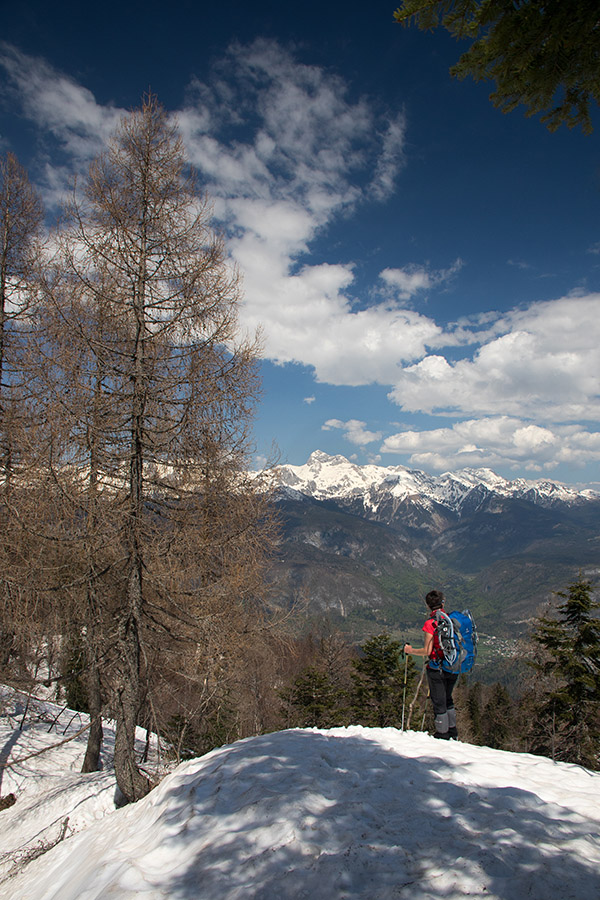 Na planino Poljana
S poti na planino Poljana.
Ključne besede: planina poljana triglav
