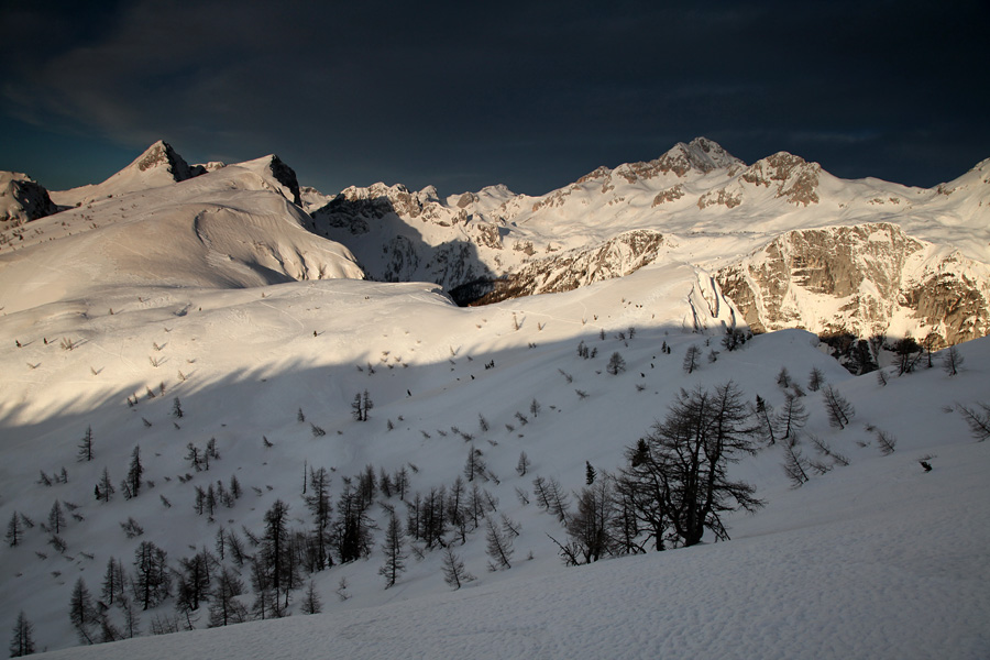 Triglavska panorama
Z Mrežc.
Ključne besede: mrežce triglav