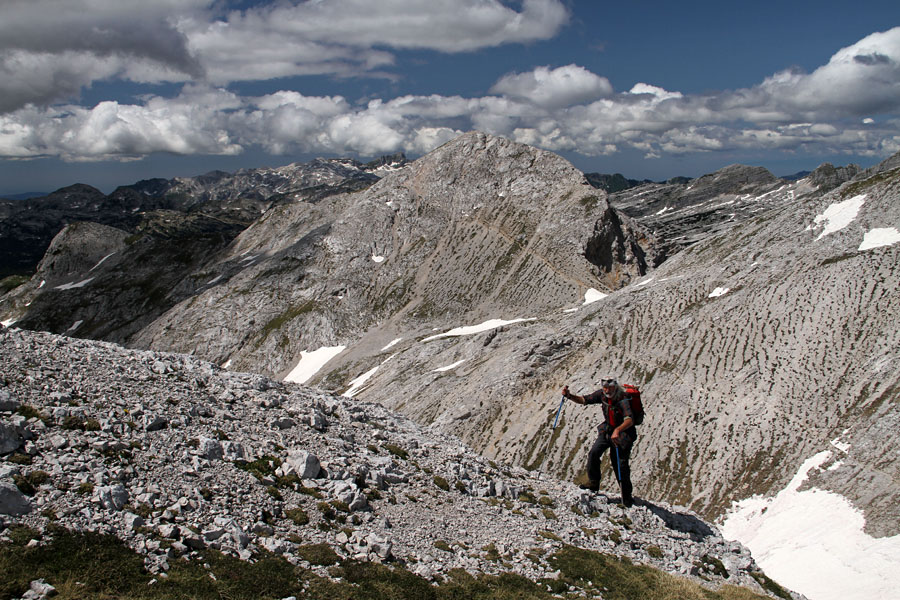 Zadnji Vogel
Brane pri botaničnem raziskovanju Zadnjega Vogla. Zadaj je Mala Zelnarica.
Ključne besede: zadnji vogel mala zelnarica