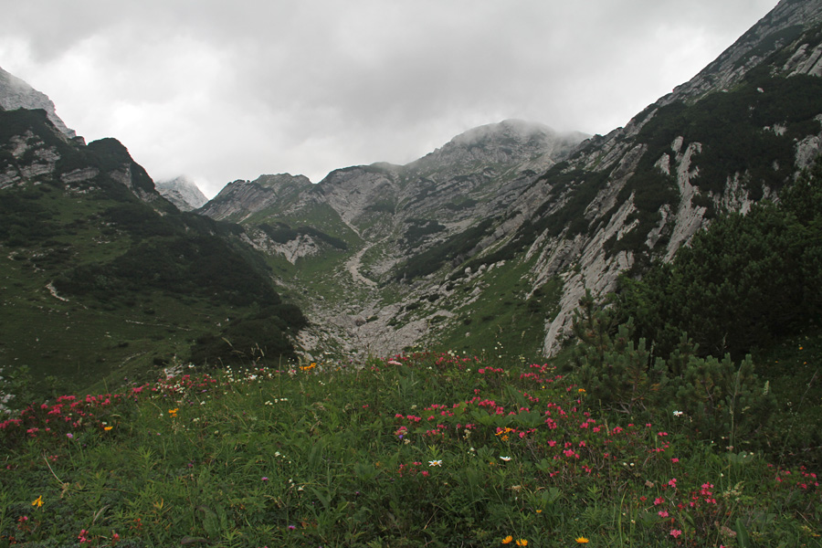 Megleni Migovec
Bohinjski Migovec je bil ves dan v oblakih, kasneje tudi v dežju.
Ključne besede: bohinjski migovec